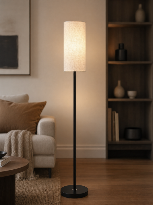 Close-up of the Zen floor lamp shade